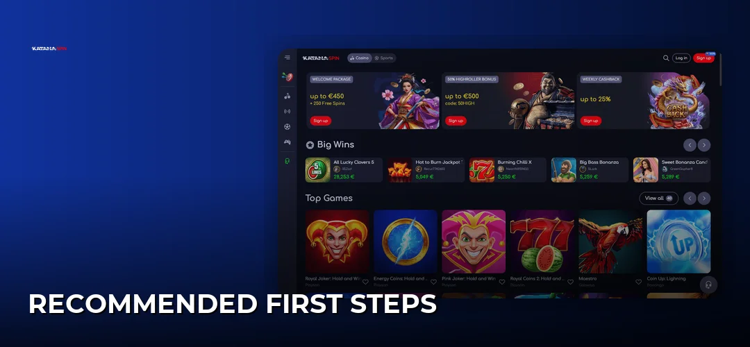 Recommended first steps