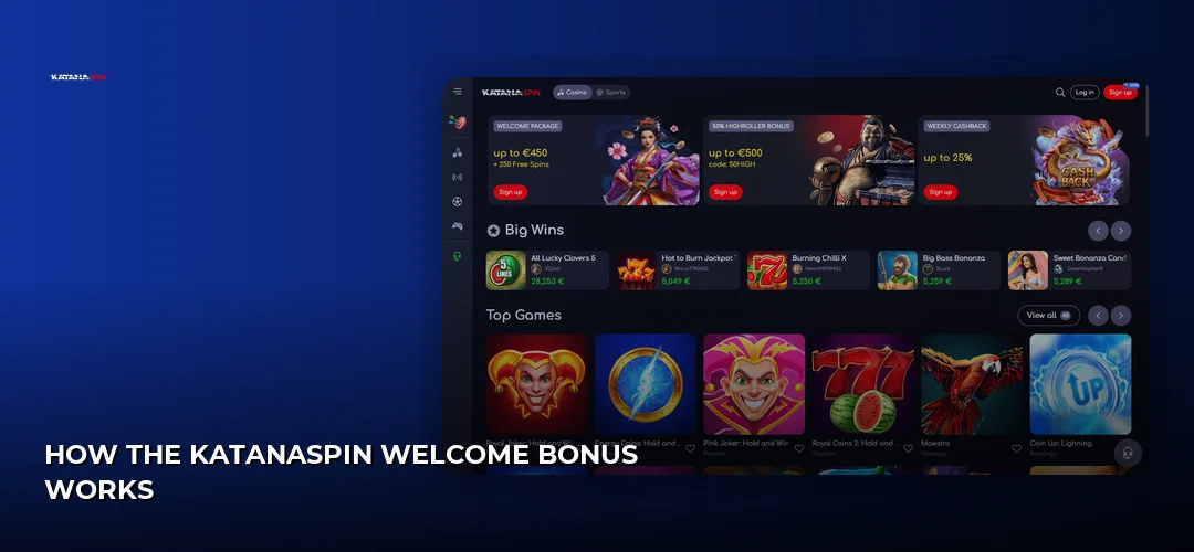 KatanaSpin promotional banner