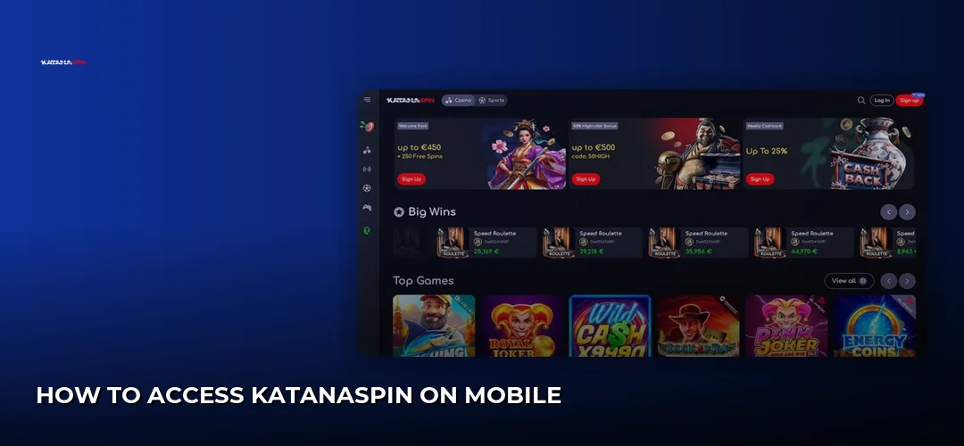 KatanaSpin promotional banner