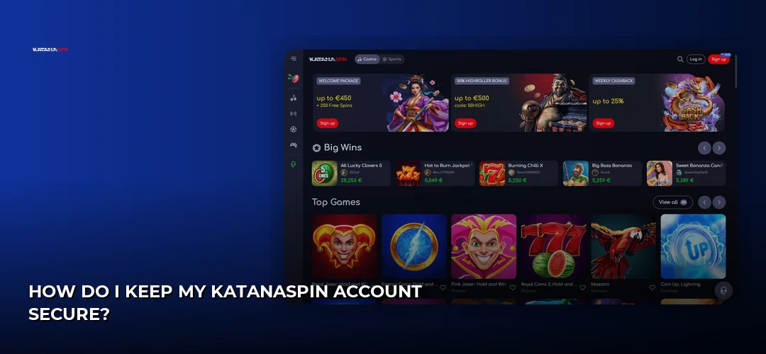 KatanaSpin promotional banner